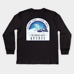 Ski Tremblant Quebec Kids Long Sleeve T-Shirt